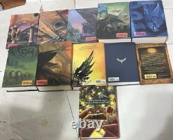 10 Harry Potter Books Complete Hardcover Set 1-7 & 3 plus Christmas Pig VG