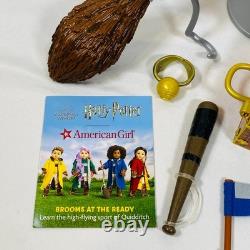 18 American Girl Doll Harry Potter Hogwarts Quidditch Accessory Set, Complete