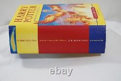 1st Edition Harry Potter & the Order of the Phoenix HB/DJ Printing Errors