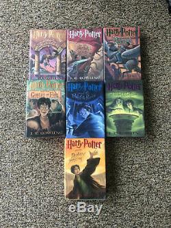 1st First American Edition Complete Harry Potter 1-7 Book Set Hardcover