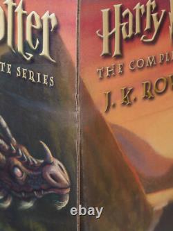 (2) Harry Potter Box Sets Complete Volumes 1-7 PB + Hogwarts Library HC-Rowling