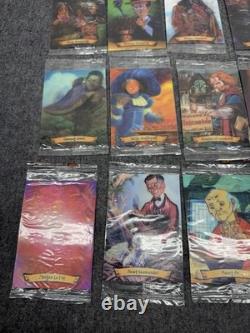 2001 Harry Potter Chocolate Frog Lenticular Card Set 1-24! Complete! SEALED