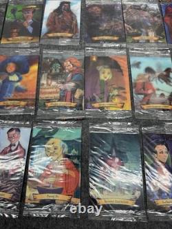 2001 Harry Potter Chocolate Frog Lenticular Card Set 1-24! Complete! SEALED