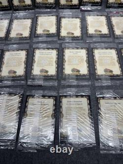 2001 Harry Potter Chocolate Frog Lenticular Card Set 1-24! Complete! SEALED