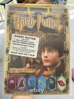 2001 Harry Potter Panini Philosopher's stone-Album W Complete sticker Set Sealed