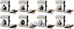 2020 HARRY POTTER SILVER COINS COMPLETE 8-COIN SET WithOGP AND SILVER COA