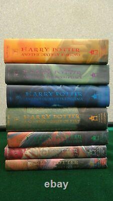 7 Hardcover Books Harry Potter complete set first US editions