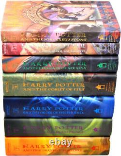 7 Hardcover Books Harry Potter complete set first US editions