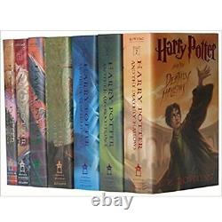 7 Harry Potter HARDCOVER Books Complete Series Collection Box Set Lot Gift