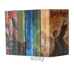 7 Harry Potter Hardcover Books Complete Series Collection Box Set Lot Gift