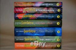 7 books SET in Russian J. K. Rowling Harry Potter Complete Series