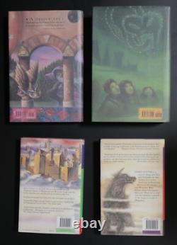 8 Hardcover Harry Potter Books Complete Set 1-7 Mix Lot Raincoast & Scholastic