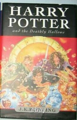 9 Harry Potter HC Books J. K. Rowling Complete 1-7 + Beedle Bard, Fantastic Bsts