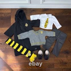 American Girl Harry Potter Hufflepuff Hogwarts Uniform Outfit 18 Doll Complete