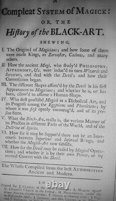Antique Book Occult Esoteric Grimoire Complete System of Magick Witchcraft Witch