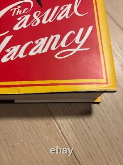 Autographed j k rowling signed book the casual vacancy