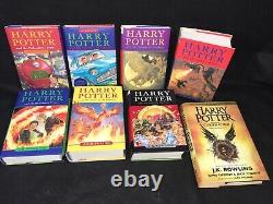 Bloomsbury HARRY POTTER COMPLETE SET Books 1-7 + Cursed Child Hardcovers With DJ's