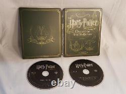 Blu-Ray Harry Potter Complete 8-Film Collection Steelbook Box Set All 16-Discs