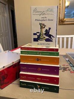 Boxed Complete Harry Potter set of 7 Books Signature Collection from UK PB