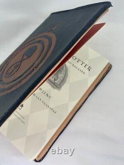 COMPLETE HARRY POTTER BOOK SET With HAND PAINTED LEATHER COVERS please read info