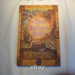COMPLETE Harry Potter HC Book Set #1-7 J K Rowling Bonus Book Tales of Beedle