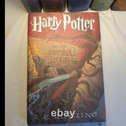 COMPLETE Harry Potter HC Book Set #1-7 J K Rowling Bonus Book Tales of Beedle