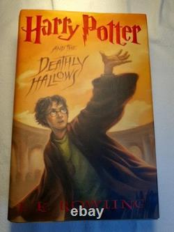 COMPLETE Harry Potter HC Book Set #1-7 J K Rowling Bonus Book Tales of Beedle