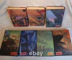 COMPLETE Harry Potter HC Book Set #1-7 J K Rowling Bonus Book Tales of Beedle