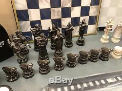 COMPLETE OFFICIAL HARRY POTTER DeAgostini WIZARD CHESS SET With extras MINT COND