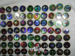 COMPLETE Pokedex Lot of 150 Pokemon Battling coins. With Charizard and more