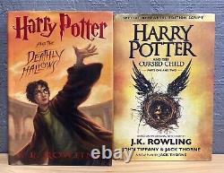COMPLETE SET 1st First Edition Harry Potter Book Series 1-8+ JK Rowling 10 Books