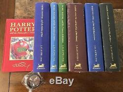 COMPLETE SET 1st PRINTS HARRY POTTER UK DELUXE EDITIONS withBONUS