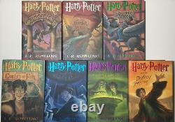 COMPLETE SET Harry Potter Hardcover Books 1-7 Some 1st Edition Very Good