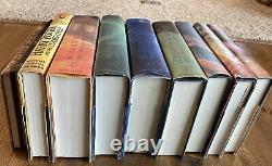 COMPLETE SET OF HARRY POTTER HARDCOVER BOOKS (+Cursed Child, Beadle Bard) 1st Ed