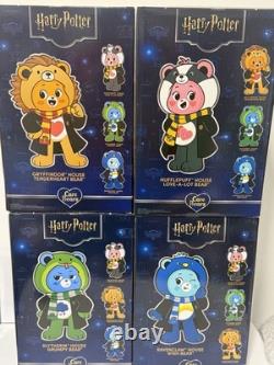 Care Bears x Harry Potter 25 Years of Magic Complete Set of 4 Bears NEW Plush