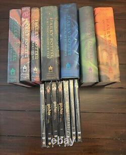 Complete HARRY POTTER HARDCOVER BOOK SET Volumes 1-7 J. K. Rowling FREE SHIPPING