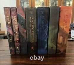 Complete HARRY POTTER HARDCOVER BOOK SET Volumes 1-7 J. K. Rowling FREE SHIPPING