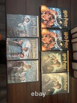 Complete HARRY POTTER HARDCOVER BOOK SET Volumes 1-7 J. K. Rowling FREE SHIPPING