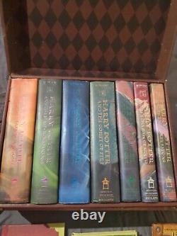 Complete HARRY POTTER Hardcover Book Set Lot 1-7 by JK Rowling + Extras