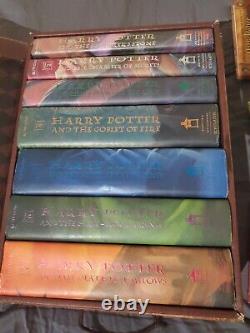 Complete HARRY POTTER Hardcover Book Set Lot 1-7 by JK Rowling + Extras