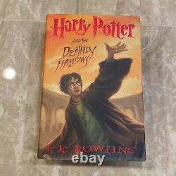Complete HARRY POTTER Hardcover Book Set Lot 1-7 by JK Rowling First 1st Edition