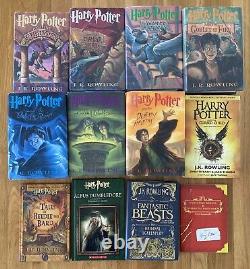 Complete HARRY POTTER Series 1-8+4 JK ROWLING 12 Book Lot Set 1st Editions HC/DJ