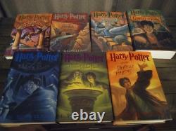 Complete Hardcover Set of Harry Potter books # 1-7 by J. K. Rowling 1st Americ