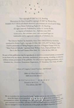 Complete Harry Potter Book Series Volumes 4, 5, 6, 7 Are 1st Edition 1st Print
