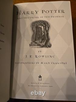 Complete Harry Potter Book Series Volumes 4, 5, 6, 7 Are 1st Edition 1st Print