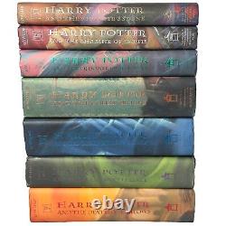 Complete Harry Potter Hardcover Set 1-7 First American Edition 6 First Printings