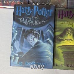 Complete Harry Potter Hardcover Set 1-7 First American Edition 6 First Printings