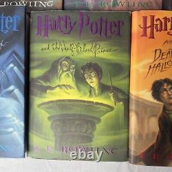 Complete Harry Potter Hardcover Set 1-7 First American Edition 6 First Printings