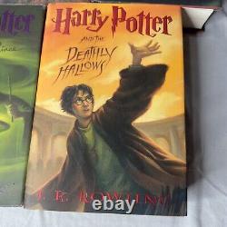 Complete Harry Potter Hardcover Set 1-7 First American Edition 6 First Printings