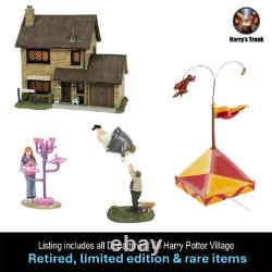 Complete Harry Potter Village Collection Experience'98-05, 61 Buildings/figures